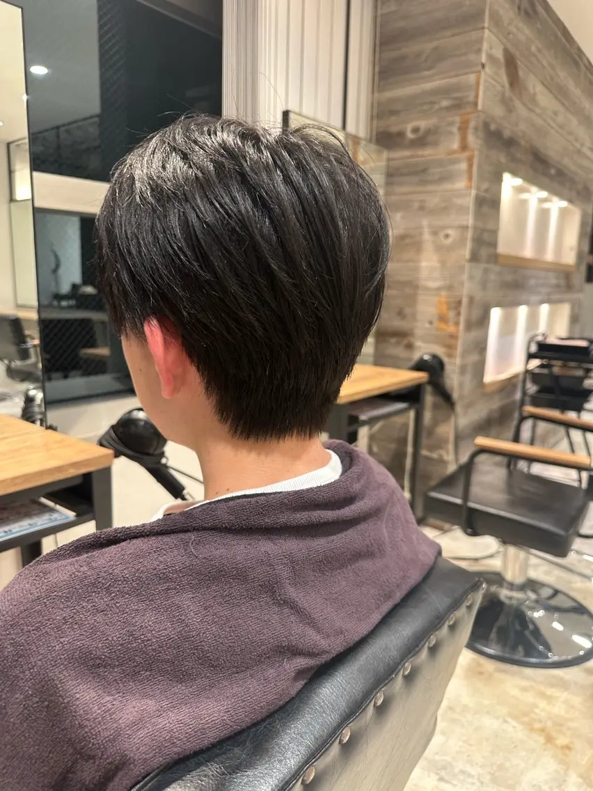 メンズ メンズ韓国風 メンズパーマ さかもと りくのヘアスタイル