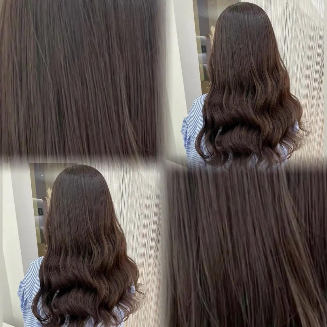 ロング カラー ヘアカラー ParveMix 岡本えりかのヘアスタイル