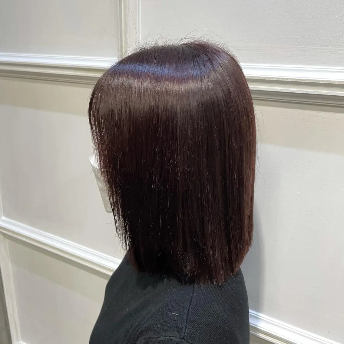 ミディアム カラー くびれレイヤー/艶 カラー　MADOKAのヘアスタイル
