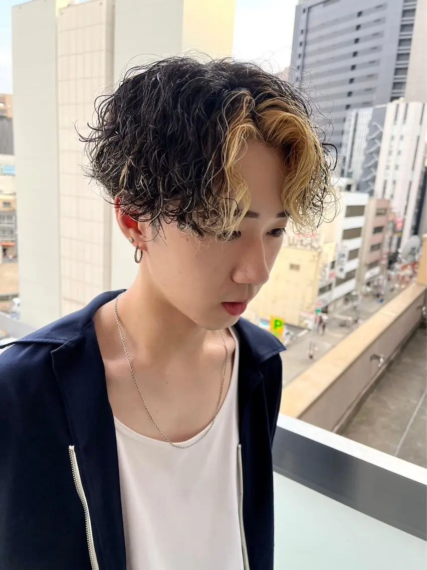カラー パーマ メンズ ヘアカラー 縮毛矯正 メンズパーマ/長岡 坂口祥貴/店長のヘアスタイル