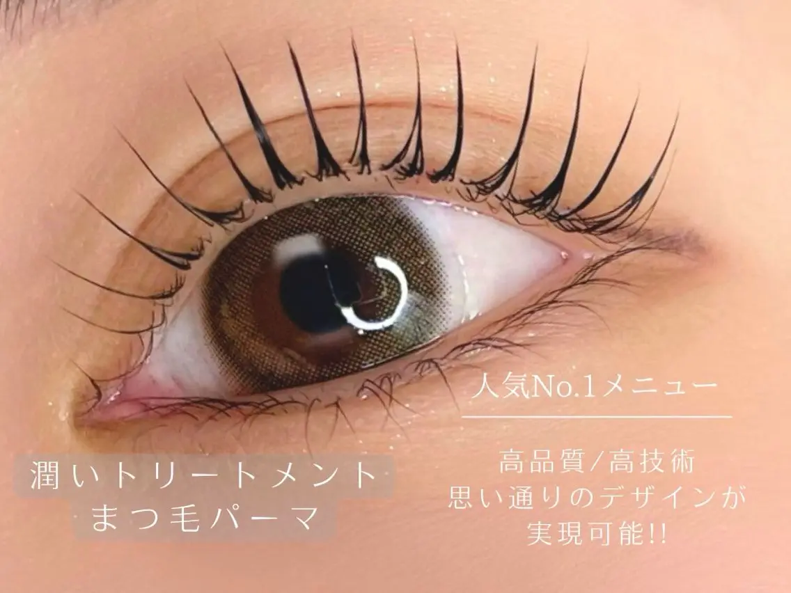《2回目》まつ毛パーマ（高濃度トリートメント導入）の写真