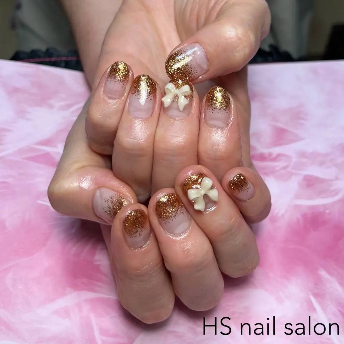 ショート ハンドネイル hs nail salonのネイルデザイン