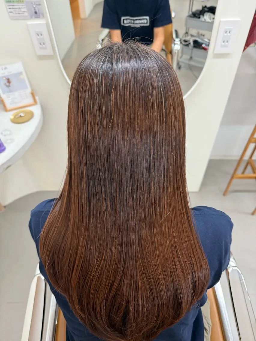 パーマ 縮毛矯正 檜 果歩のヘアスタイル