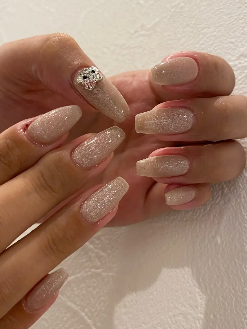ネイル ロングネイル マグネットネイル Ann nailのネイルデザイン
