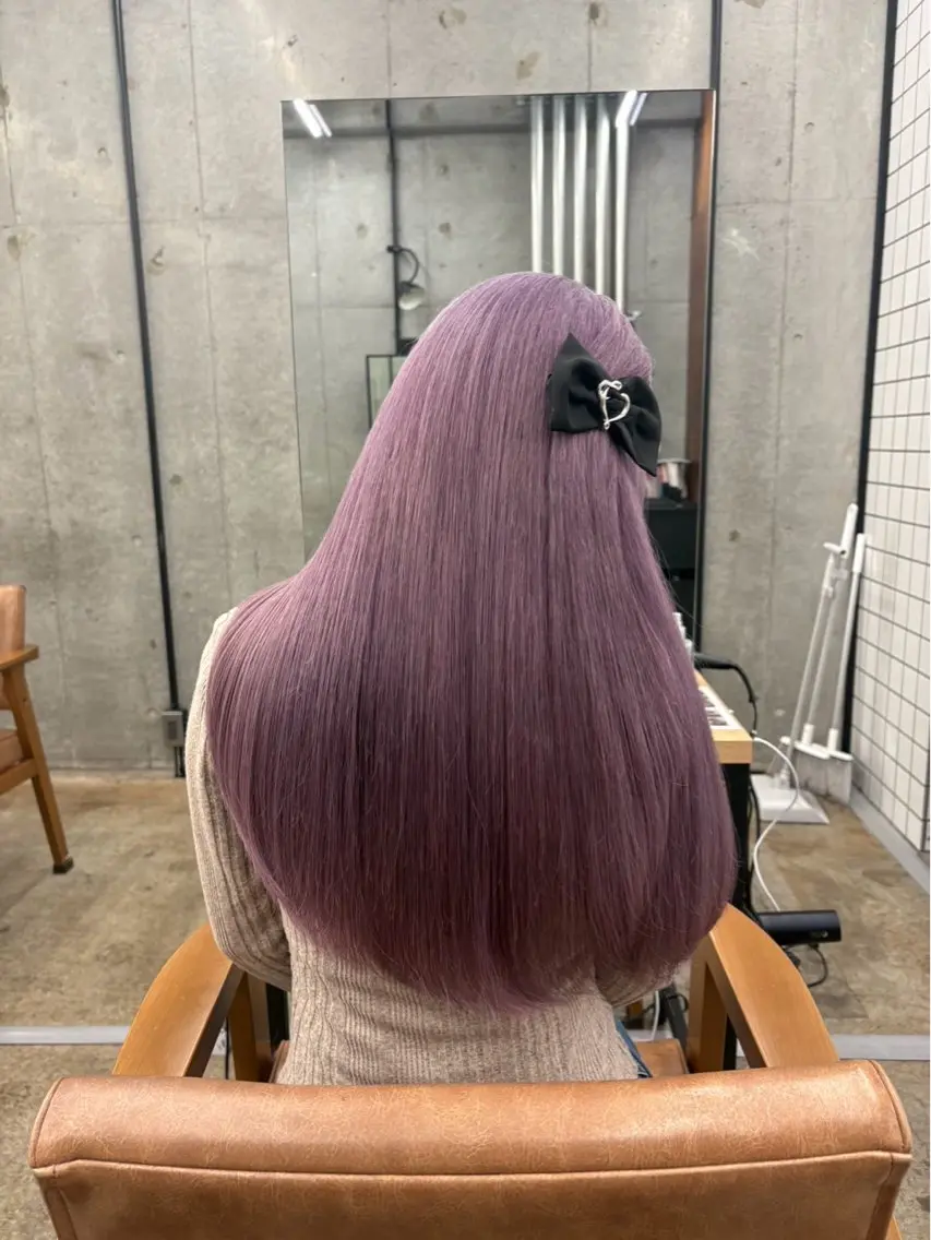 ロング カラー ヘアカラー ほのか ♡*.のヘアスタイル