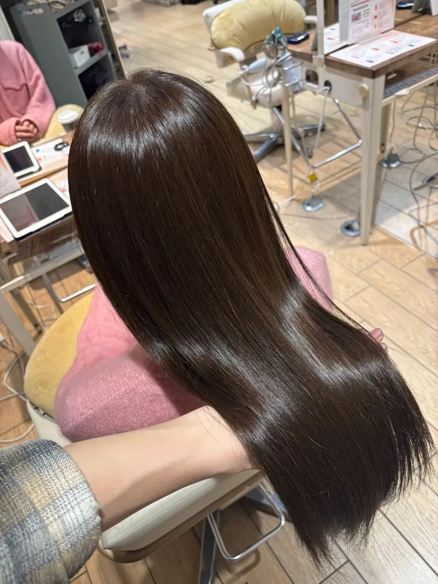 ロング カラー 髪質改善/ブリーチ なしカラー/菊池真稔のヘアスタイル