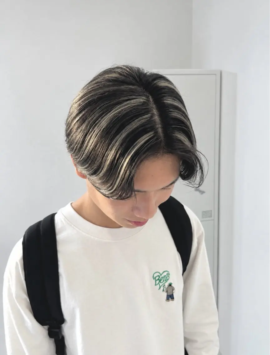 メンズ マエダ シュンのヘアスタイル
