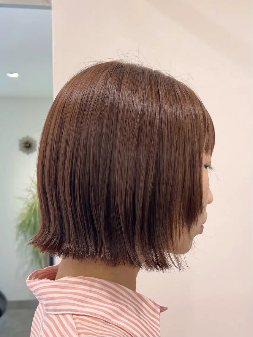 ショート カット ヘアカラー トリートメント ⭐トレンドカット&カ ラーCocoro🪿のヘアスタイル