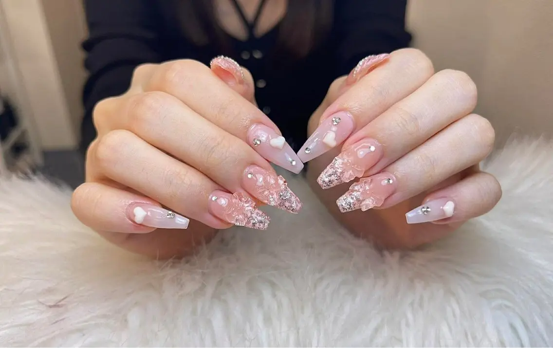 ネイル アートネイル 成人式 ジェルネイル ニュアンスネイル 夏ネイル ハンドネイル Jenn Nail Salonのネイルデザイン