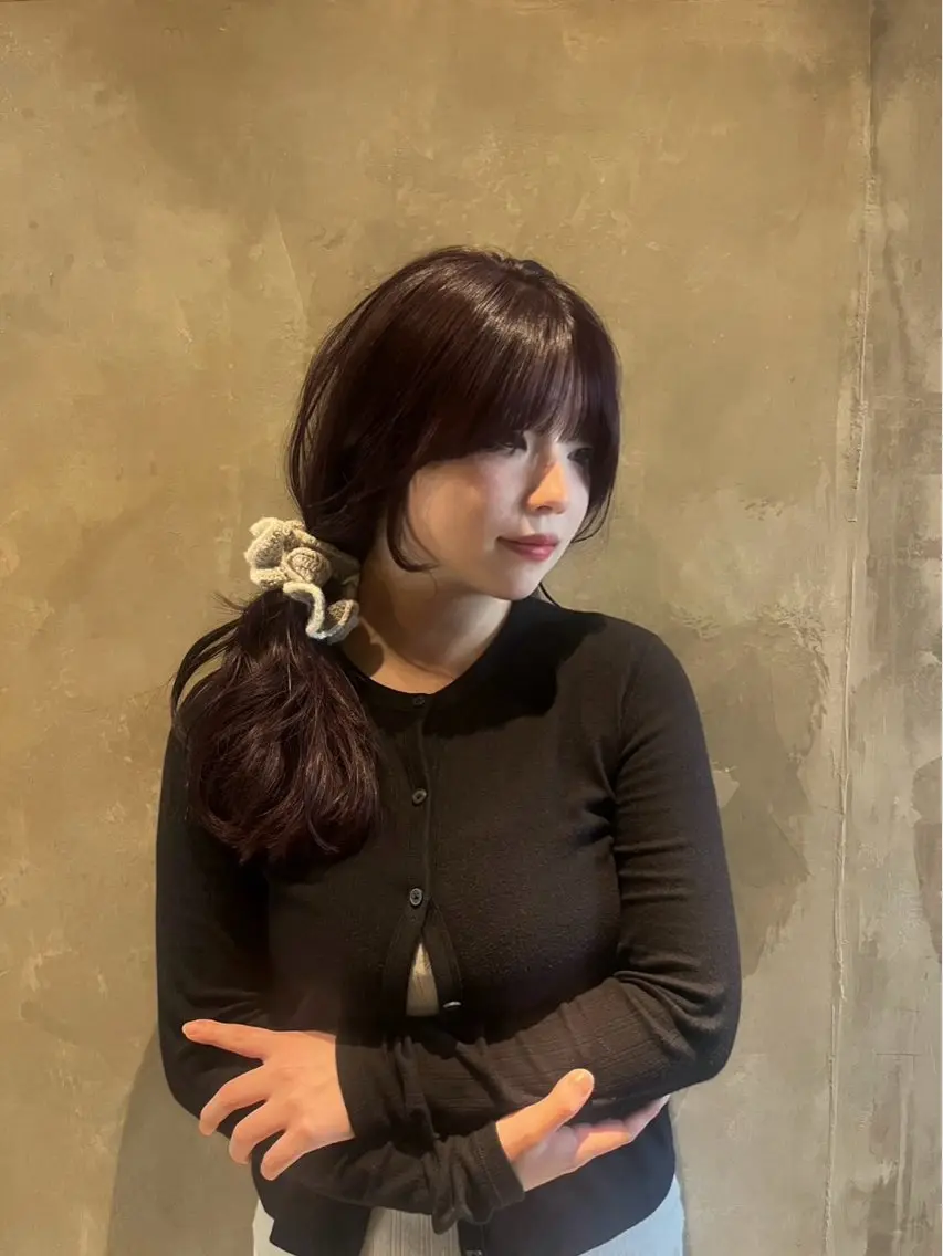 カラー 🎀韓国レイヤー/ 🫧透明感カラーのヘアスタイル