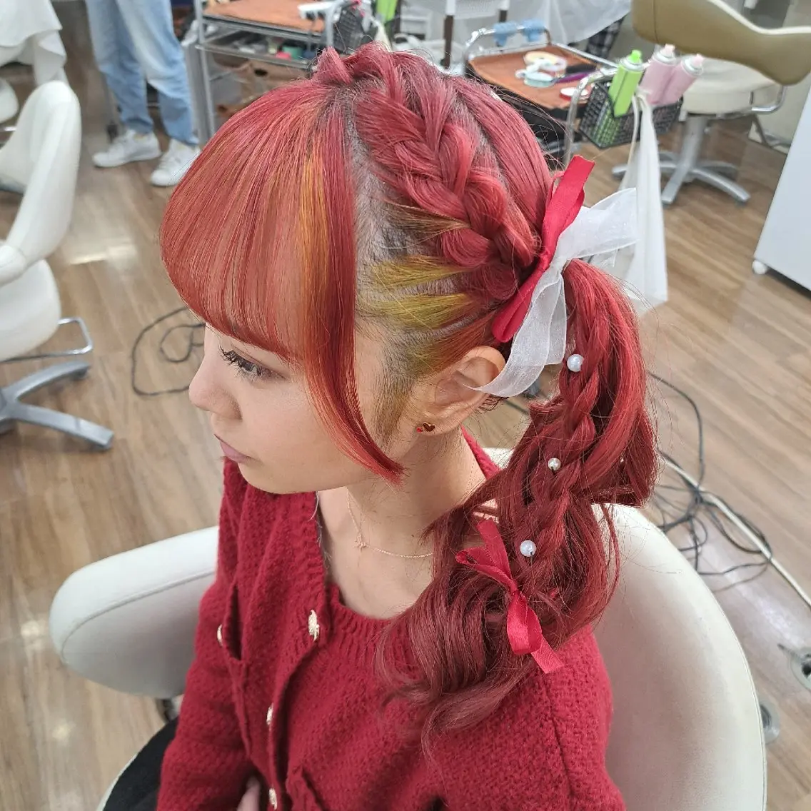 ヘアアレンジ ツインテール ヘアセット GLOSS心斎橋🌹 はるなのヘアスタイル
