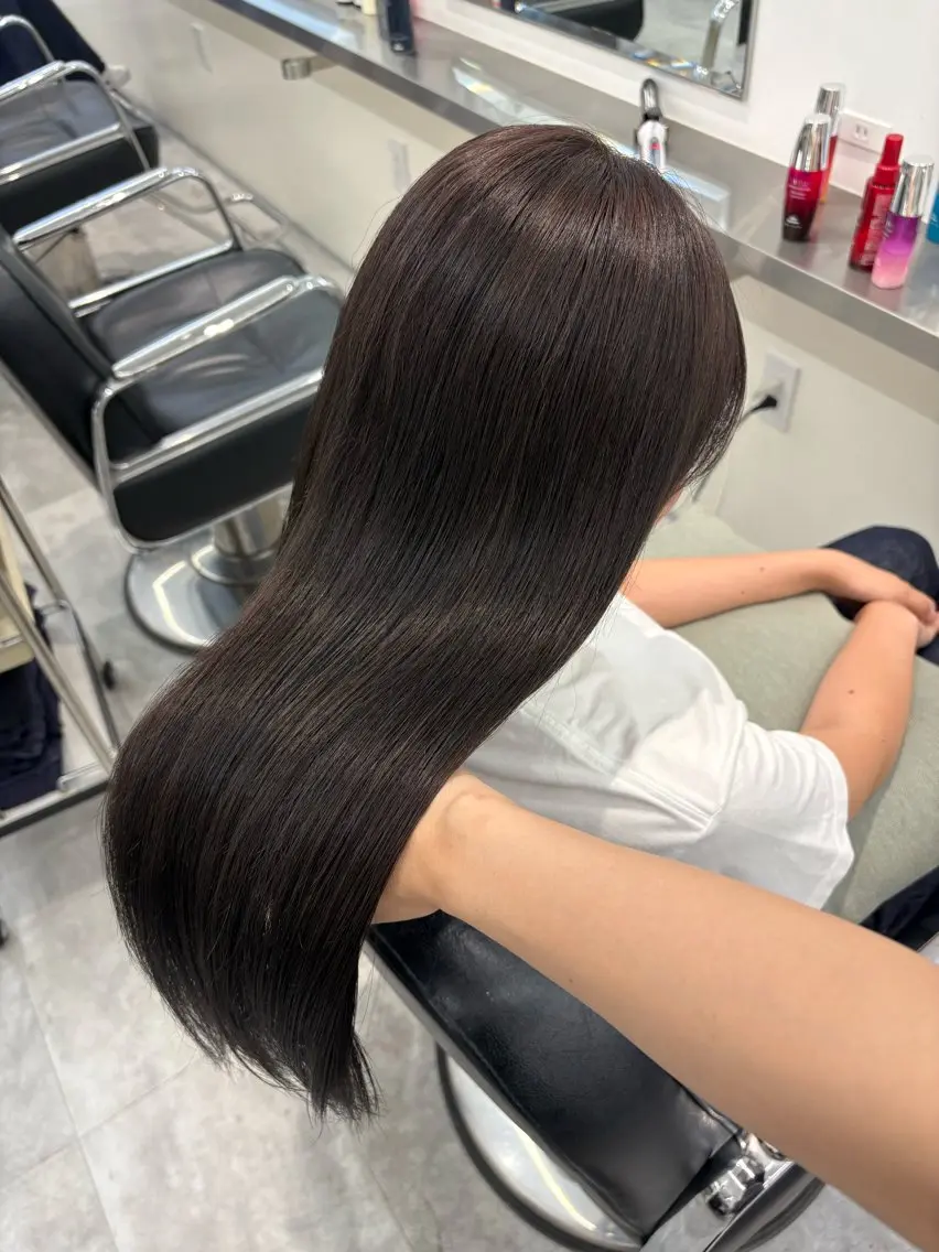セミロング カラー ヘアカラー Parve Mix/ 平 奈果🎀のヘアスタイル