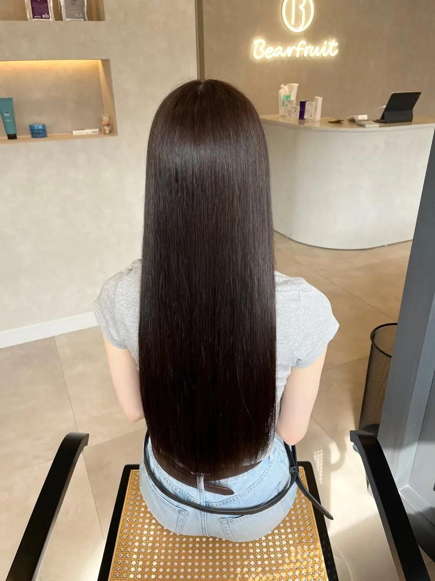 カラー グレージュ ヘアカラー トリートメント 透明感カラー🪽/ 個室スパ🫧/はるかのヘアスタイル