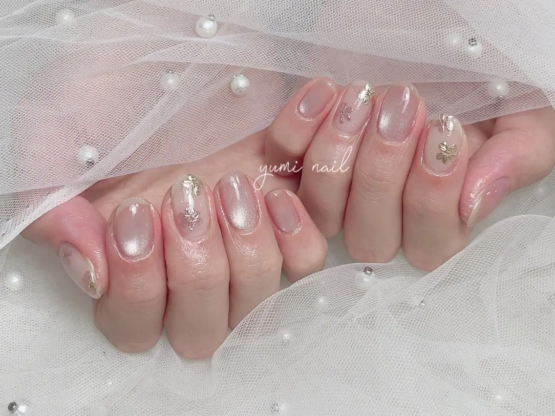 ネイル 𝐲𝐮𝐦𝐢🎀 長さ出しデザイン専門のネイルデザイン