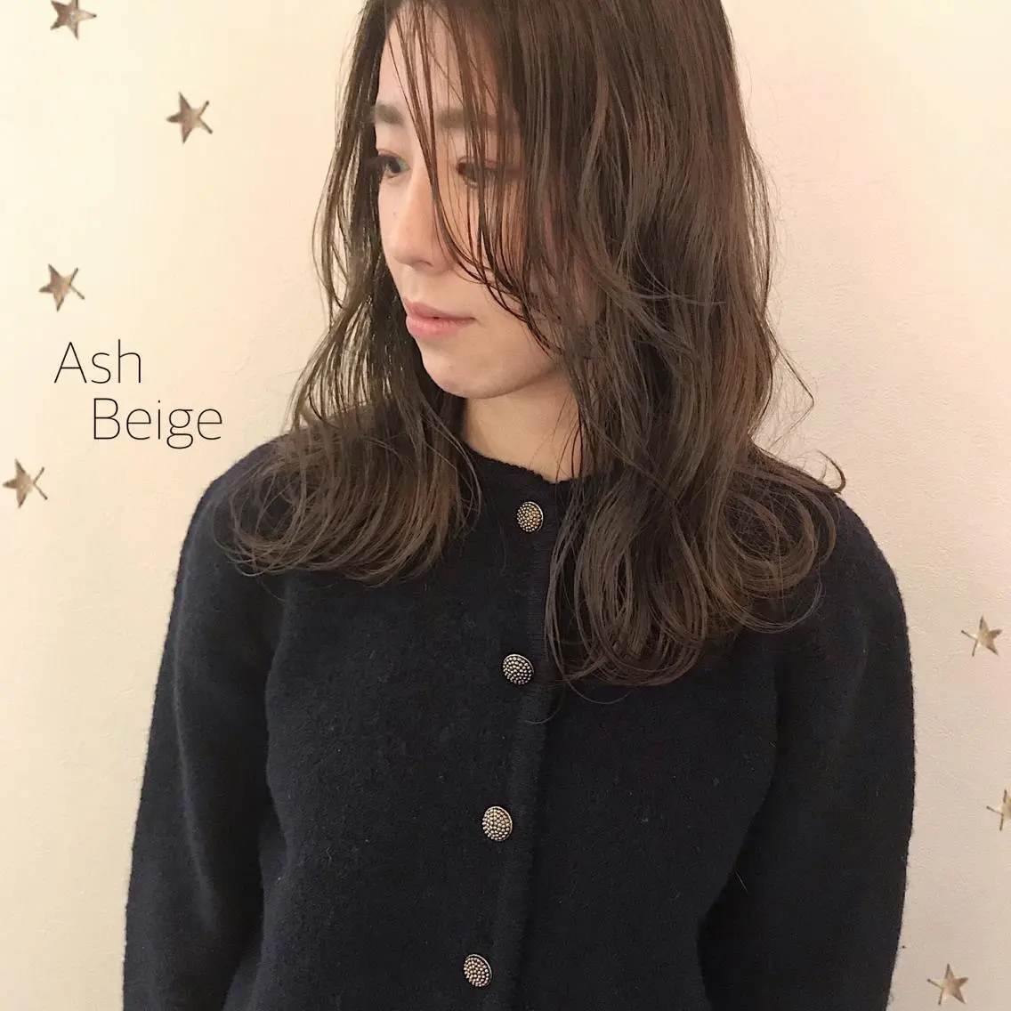 セミロング カラー 市川 千夏のヘアスタイル