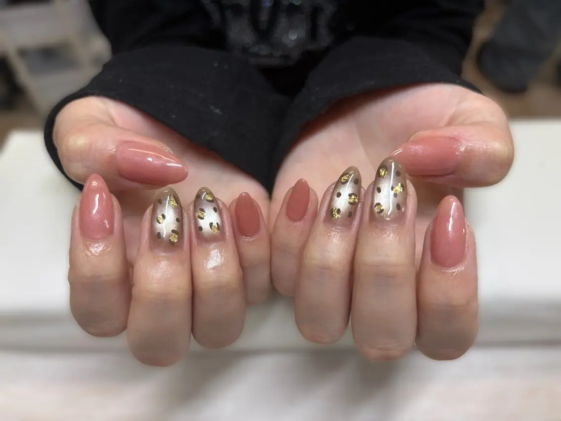ネイル アニマル柄 TRU新宿南口店 ❤︎イロハ💅🏽のネイルデザイン