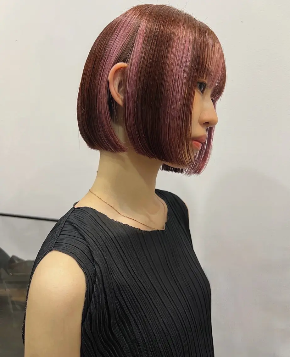 ショート ボブ レイヤーカット kanaのヘアスタイル