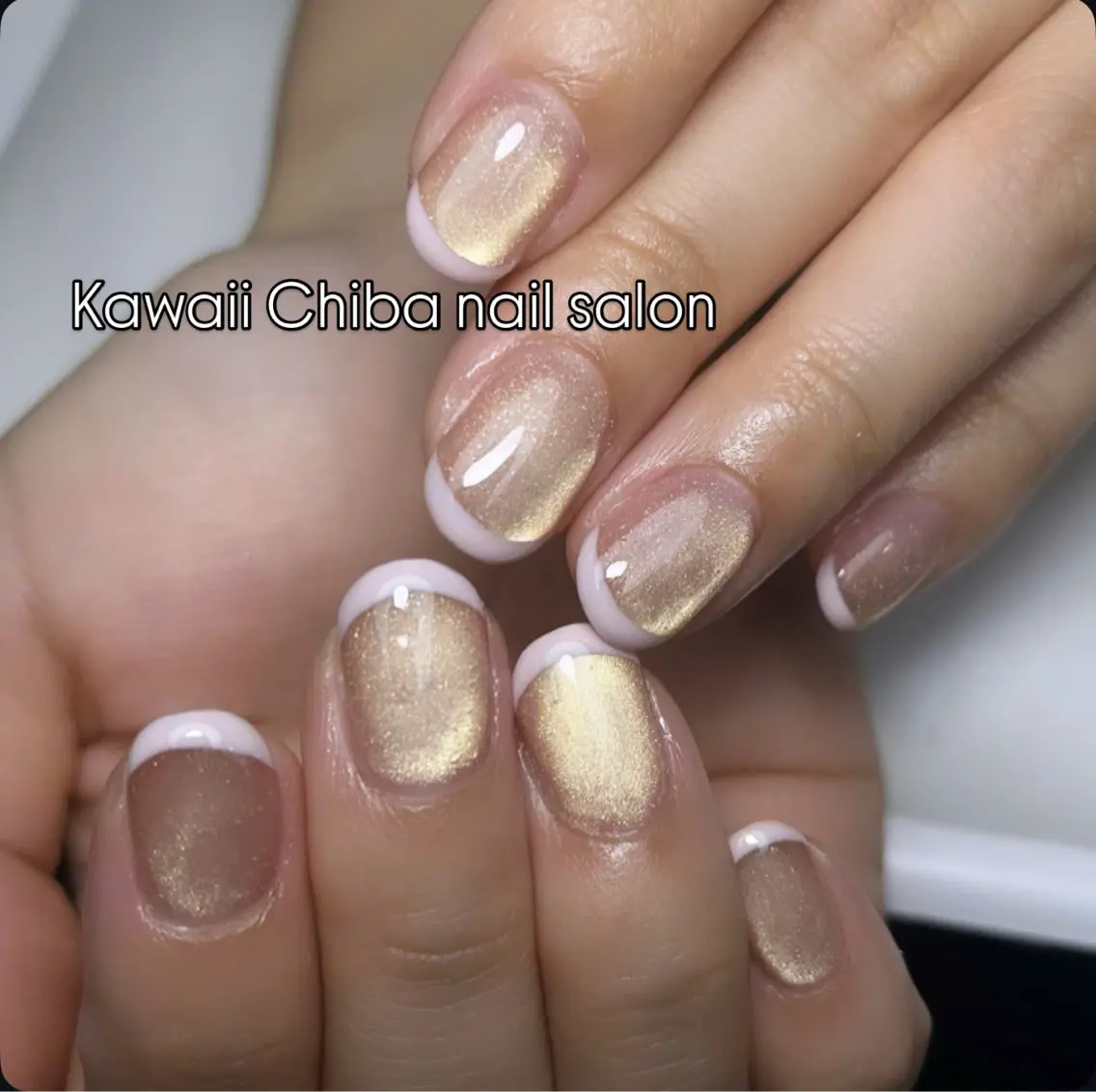 ネイル 長さ出し フレンチネイル ジェルネイル ガーリー 韓国ネイル Kawaii Chiba nailのネイルデザイン