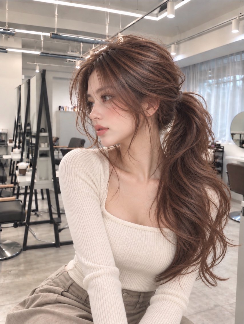 ロング 髪質改善 レイヤーカット 縮毛矯正 トリートメント 酸性ストレート カット 縮毛矯正 トリートメント ✨毛髪診断で絶対綺麗 ✨美髪艶髪専門✨高浪のヘアスタイル