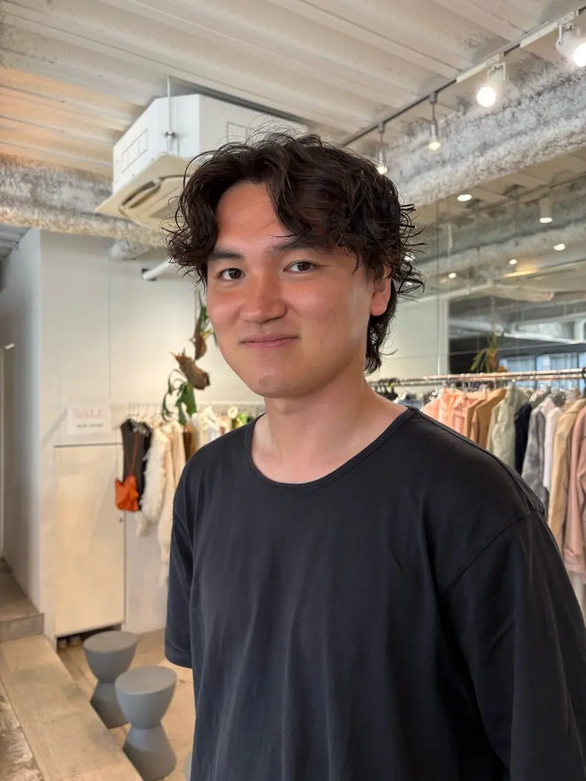 メンズ カット パーマ ANY/メンズ特化/ シバヤ ユウキのヘアスタイル