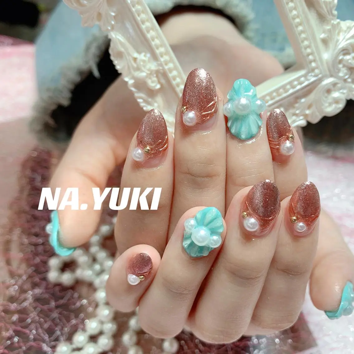 ネイル ハンドネイル 🎀 moo～ 🎀のネイルデザイン
