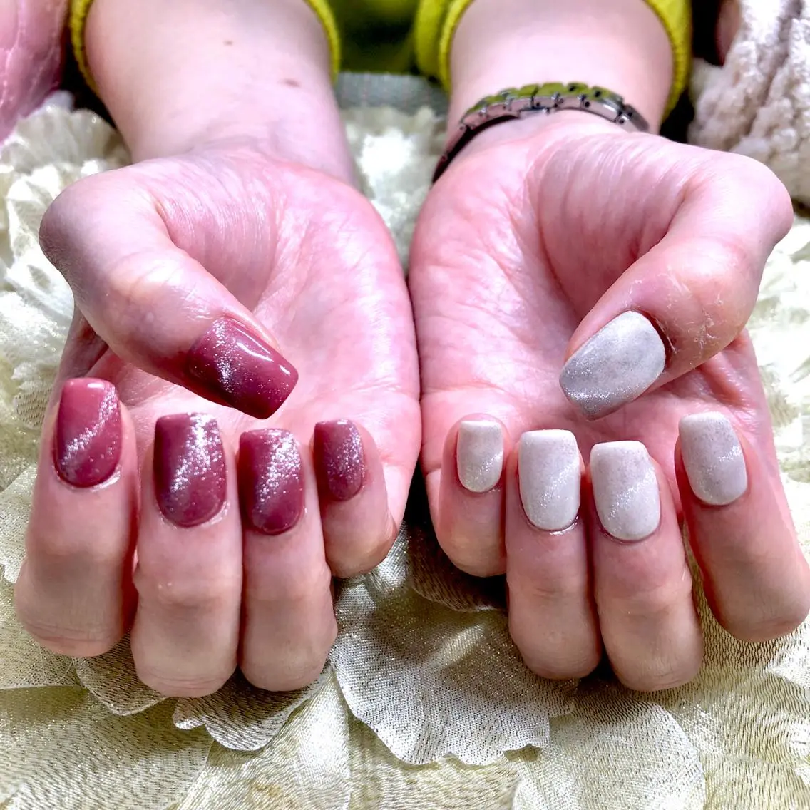 ネイル ジェルネイル マグネットネイル J terrace Nailのネイルデザイン