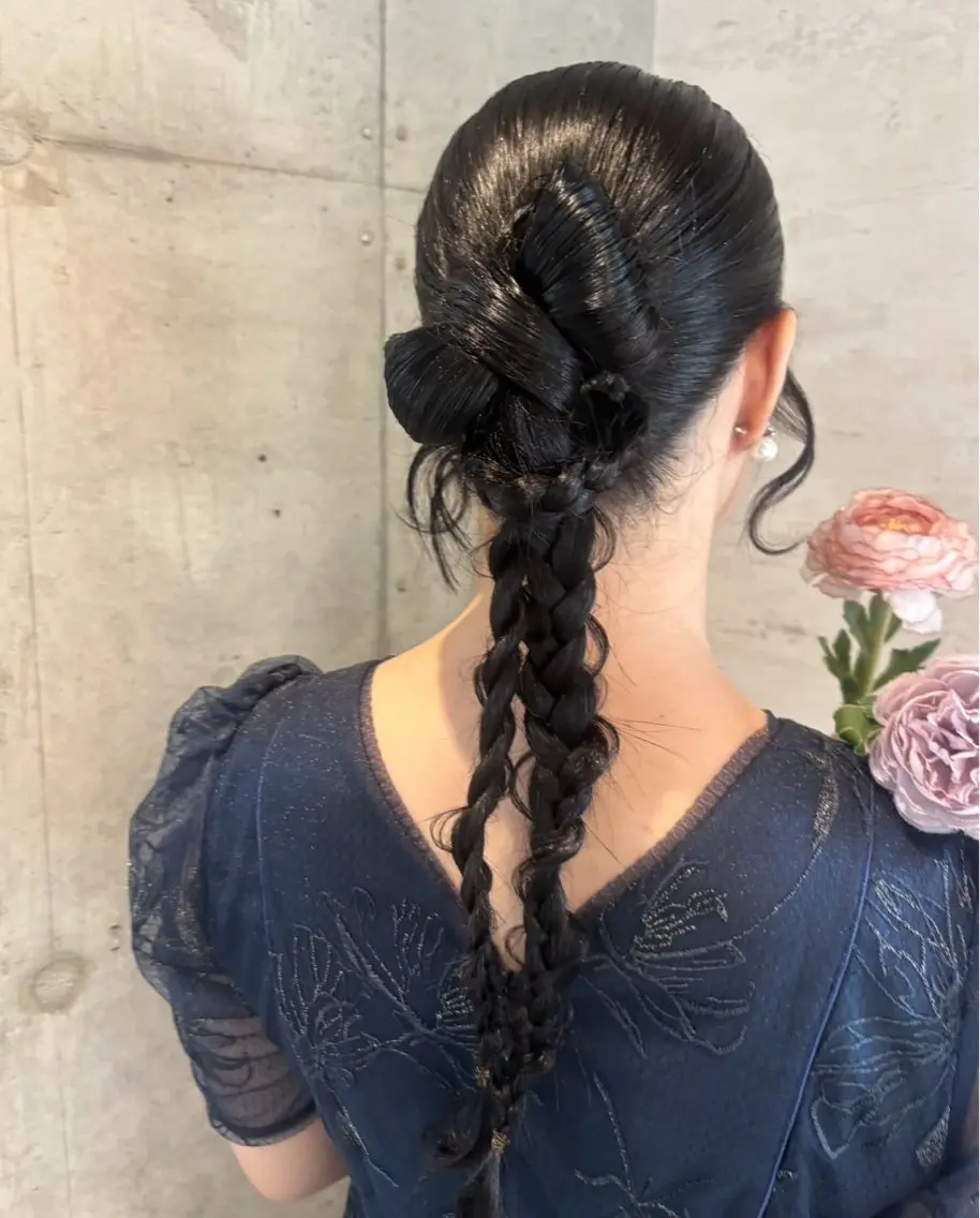 ロング ヘアアレンジ 美髪× ヘアセット✨Araiのヘアスタイル