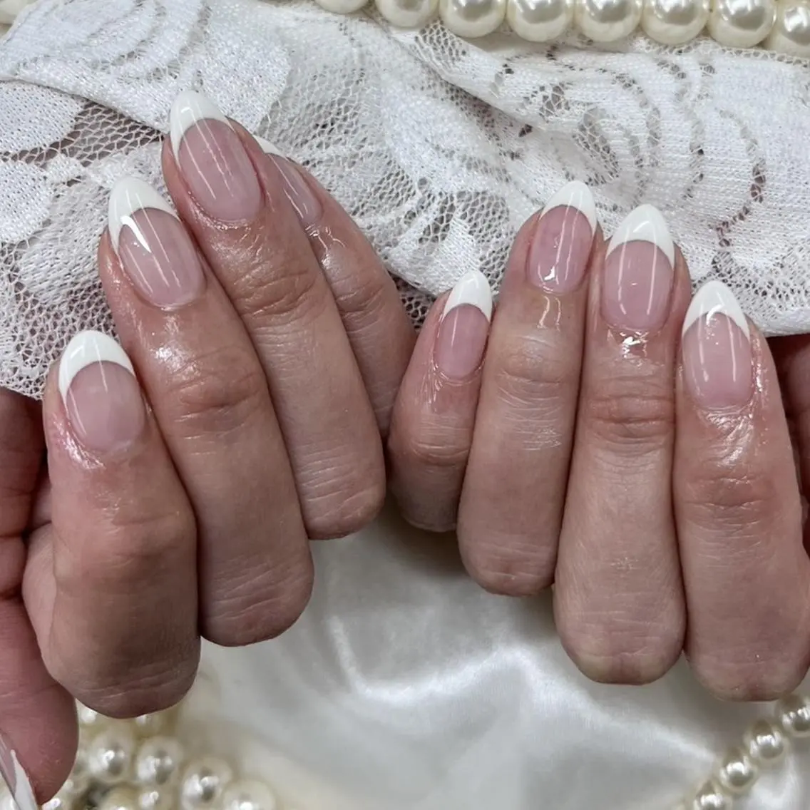 ジェルオフ有り★ハンド フレンチネイル!の写真
