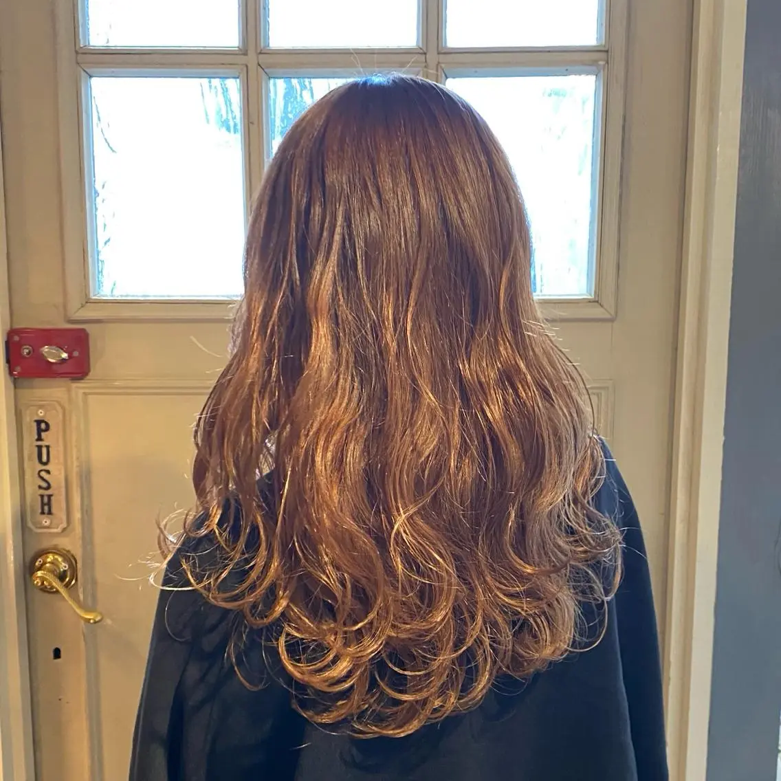 ロング カラー ベージュカラー グラデーションカラー ハイライトカラー ピンクカラー ハイライト カット ヘアカラー トリートメント ヘッドスパ BRITS 渡辺 菜々子のヘアスタイル