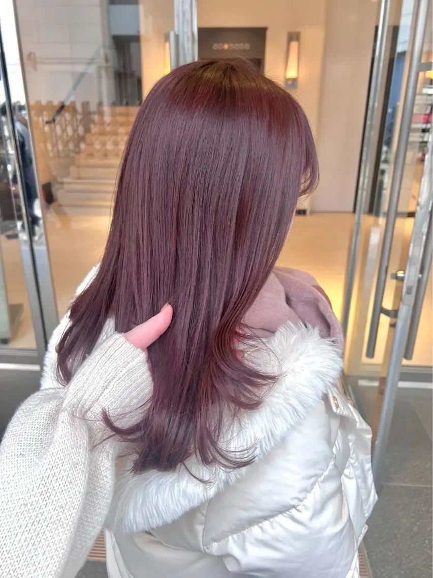 カラー ヘアカラー 矢代 さくらのヘアスタイル