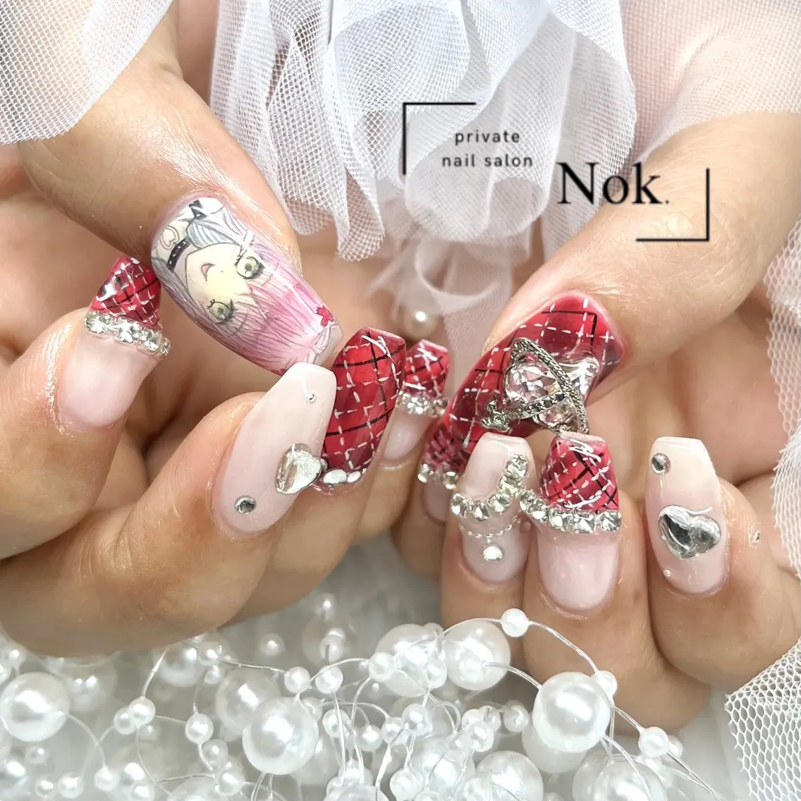 ネイル ハンドネイル 池袋痛ネイル Nok. 渡辺のネイルデザイン