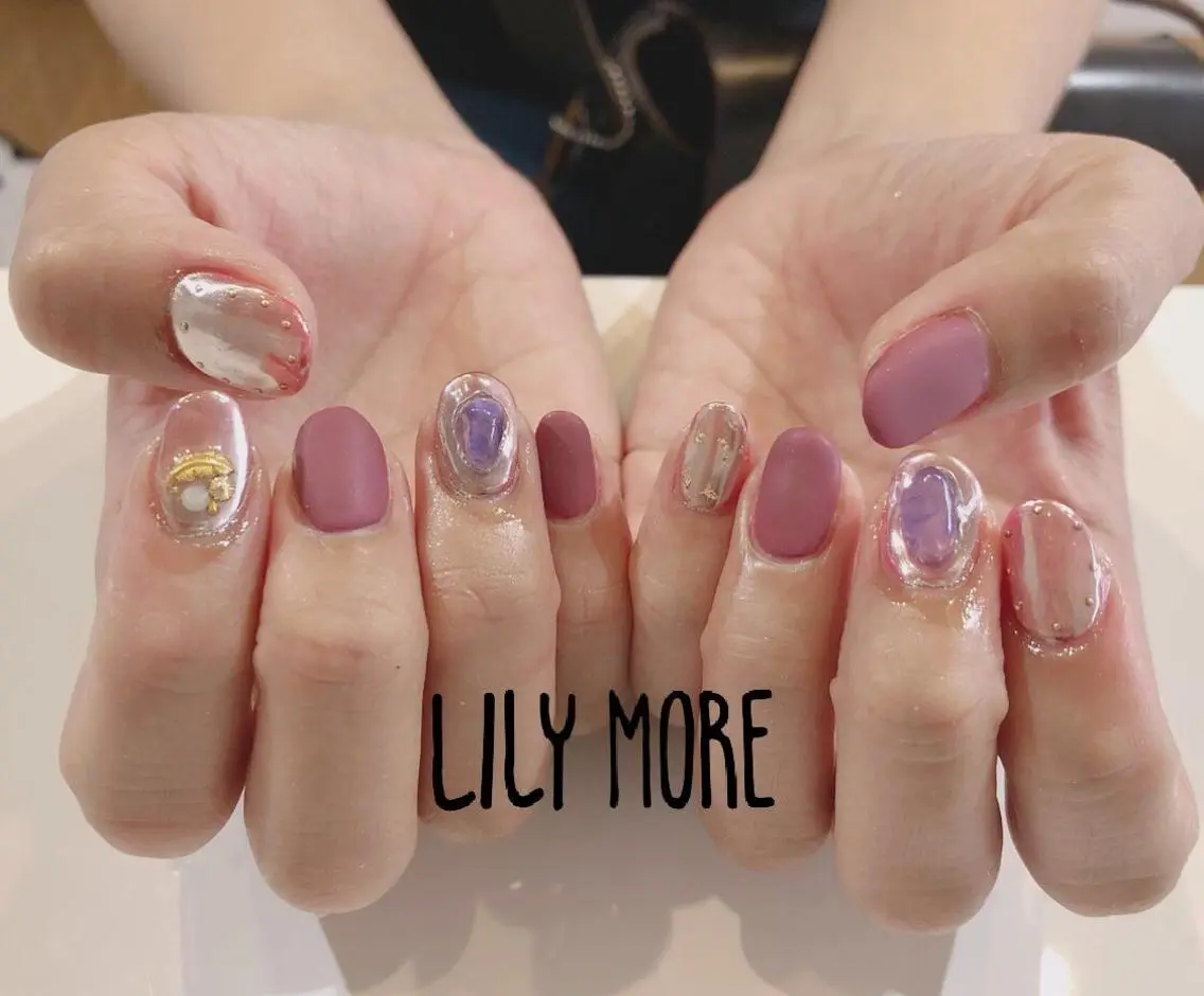 ネイル ニュアンスネイル Lily closetのネイルデザイン
