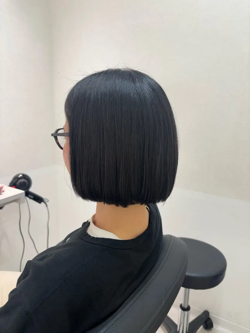 ショート ボブ 艶カラー/縮毛矯正 asukaのヘアスタイル