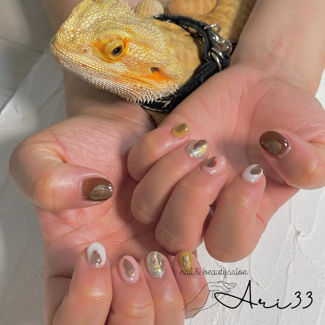 ネイル ハンドネイル プライベートサロン Ari33nailのネイルデザイン