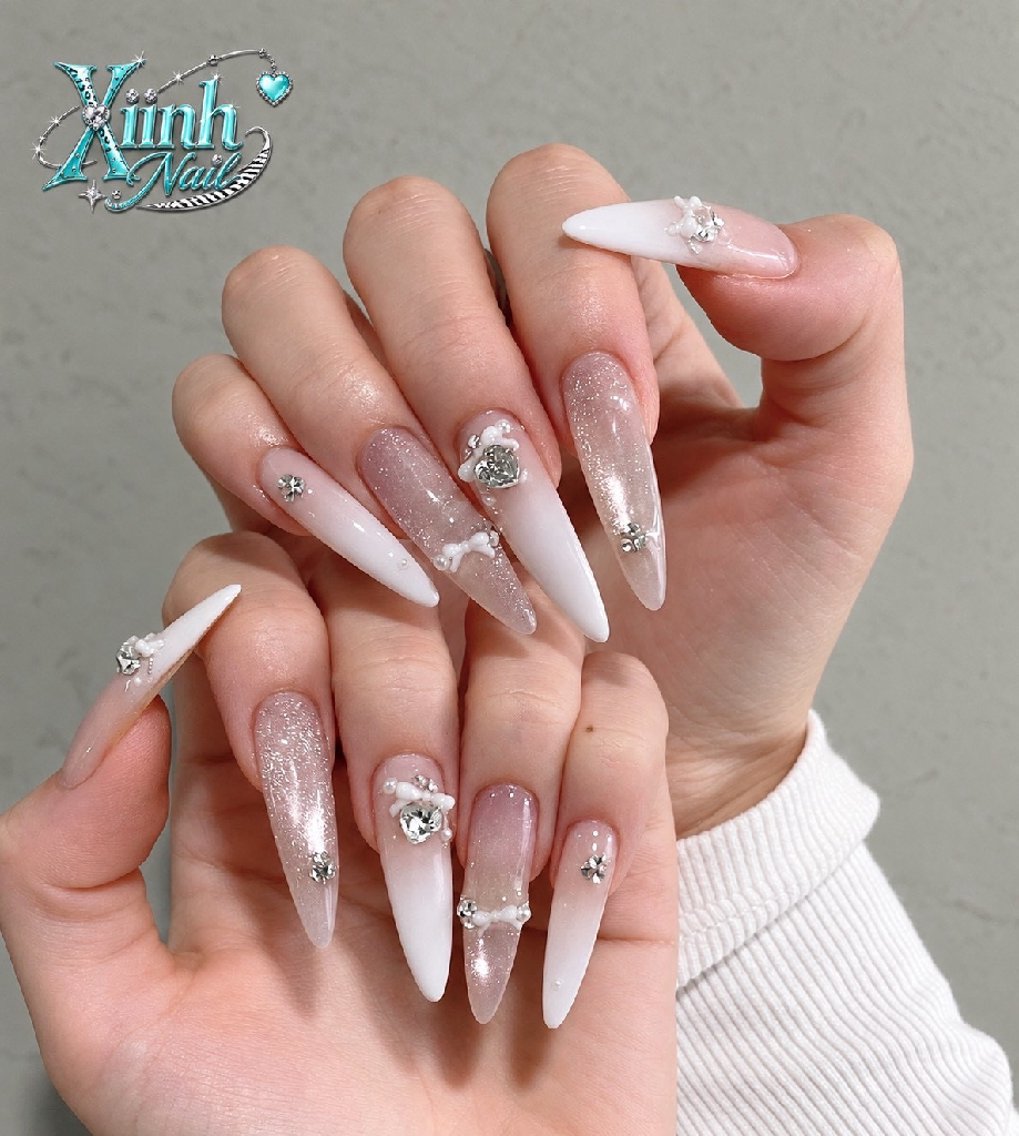 ネイル チークネイル 桜ネイル 長さ出し フットネイル ジェルネイル ハンドネイル XIINHNAIL 船橋店 馬詰ちゃんのネイルデザイン