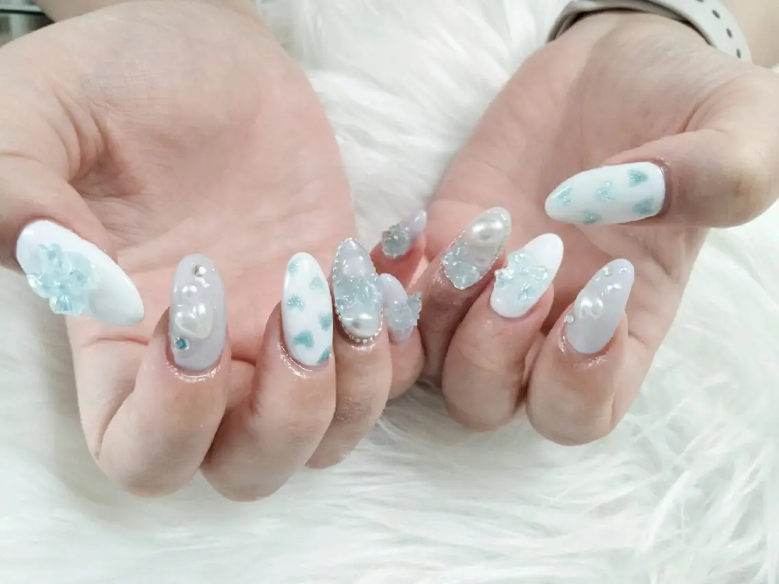 ネイル 長さ出し ジェルネイル パラジェル ハンドネイル ハンドケア Beaubie nailサロンのネイルデザイン