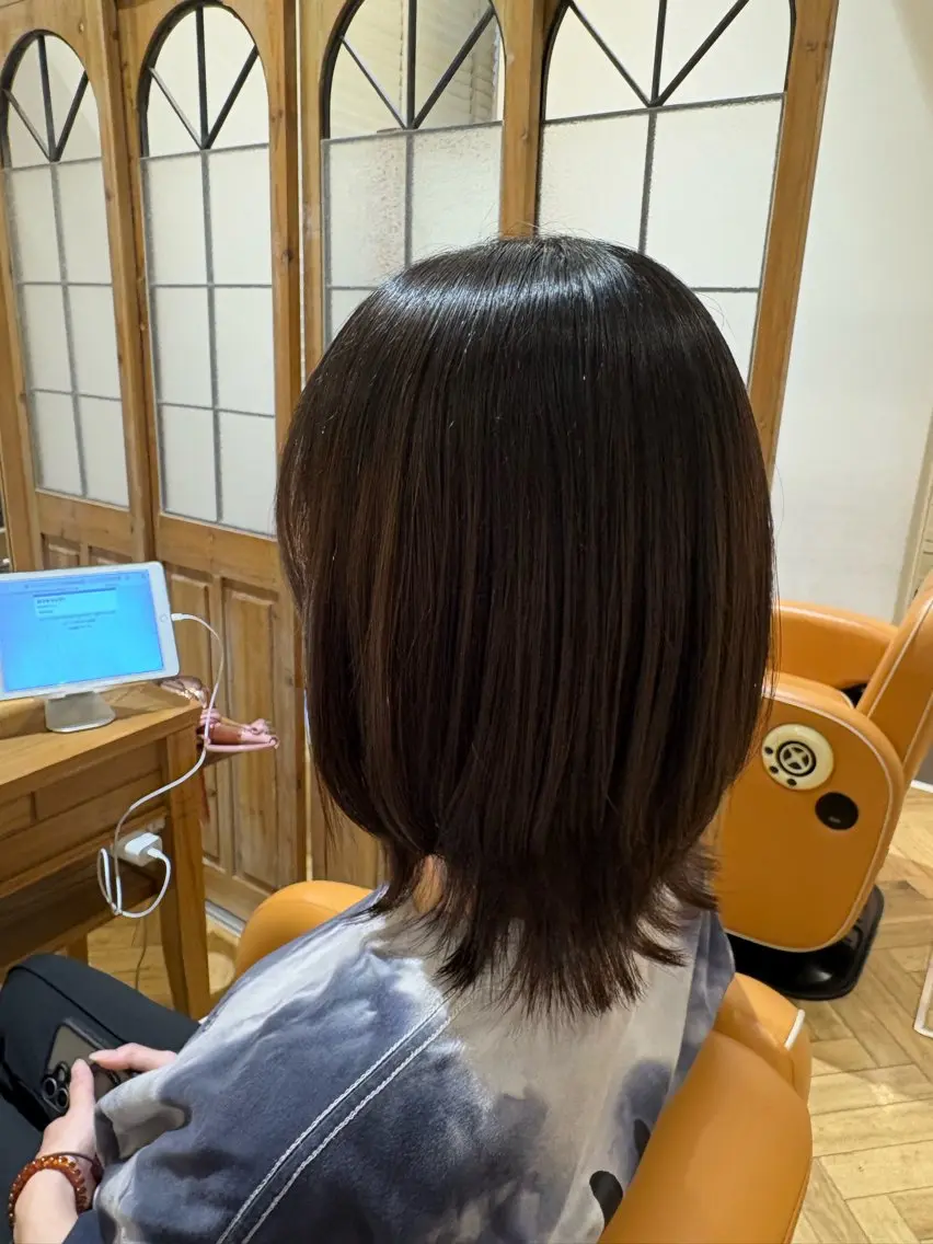 ショート 縮毛矯正 カット 縮毛矯正 マコ ✿︎のヘアスタイル
