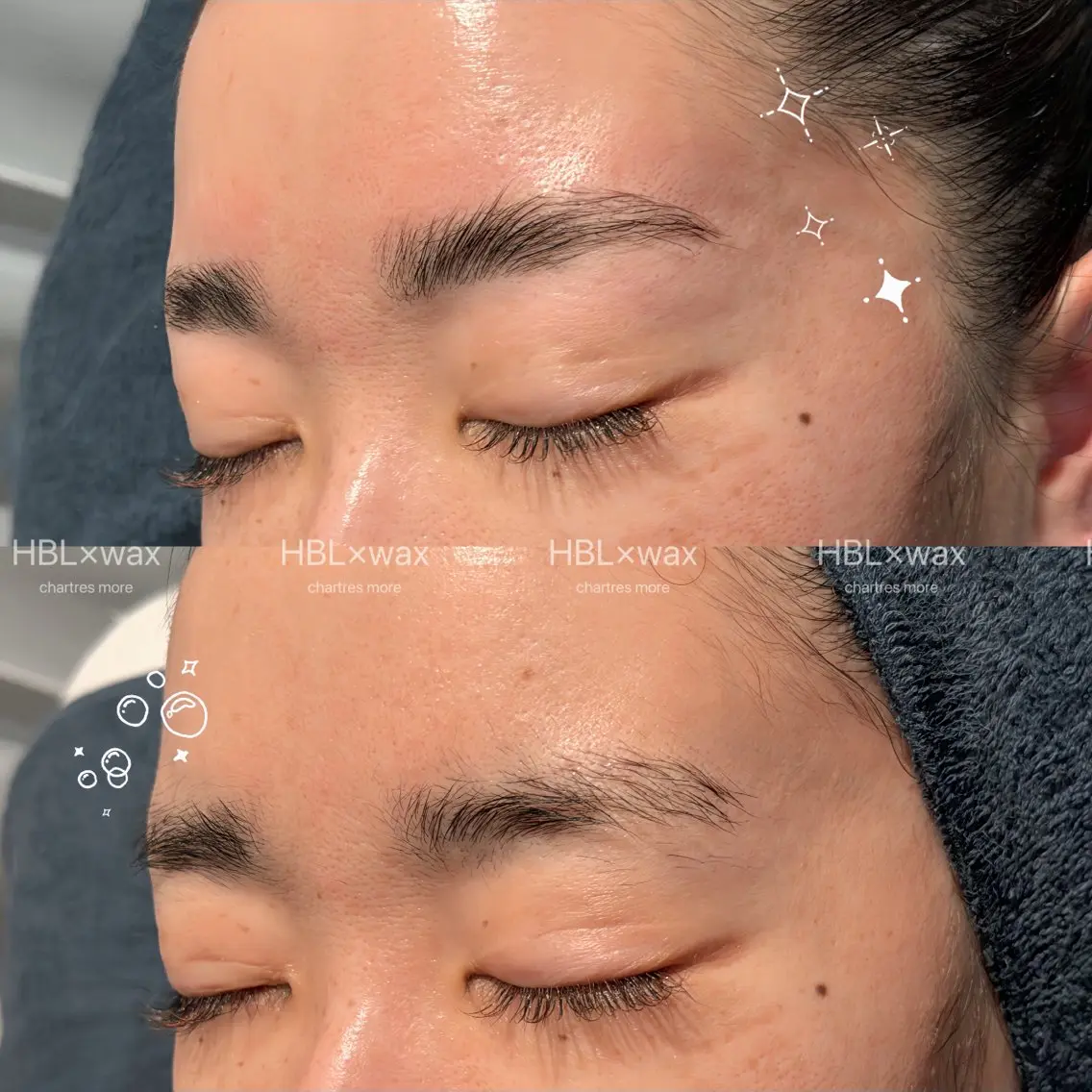 アイブロウ ハリウッドブロウリフト 眉毛ワックス脱毛 逢澤 奈那の眉毛・アイブロウイメージ