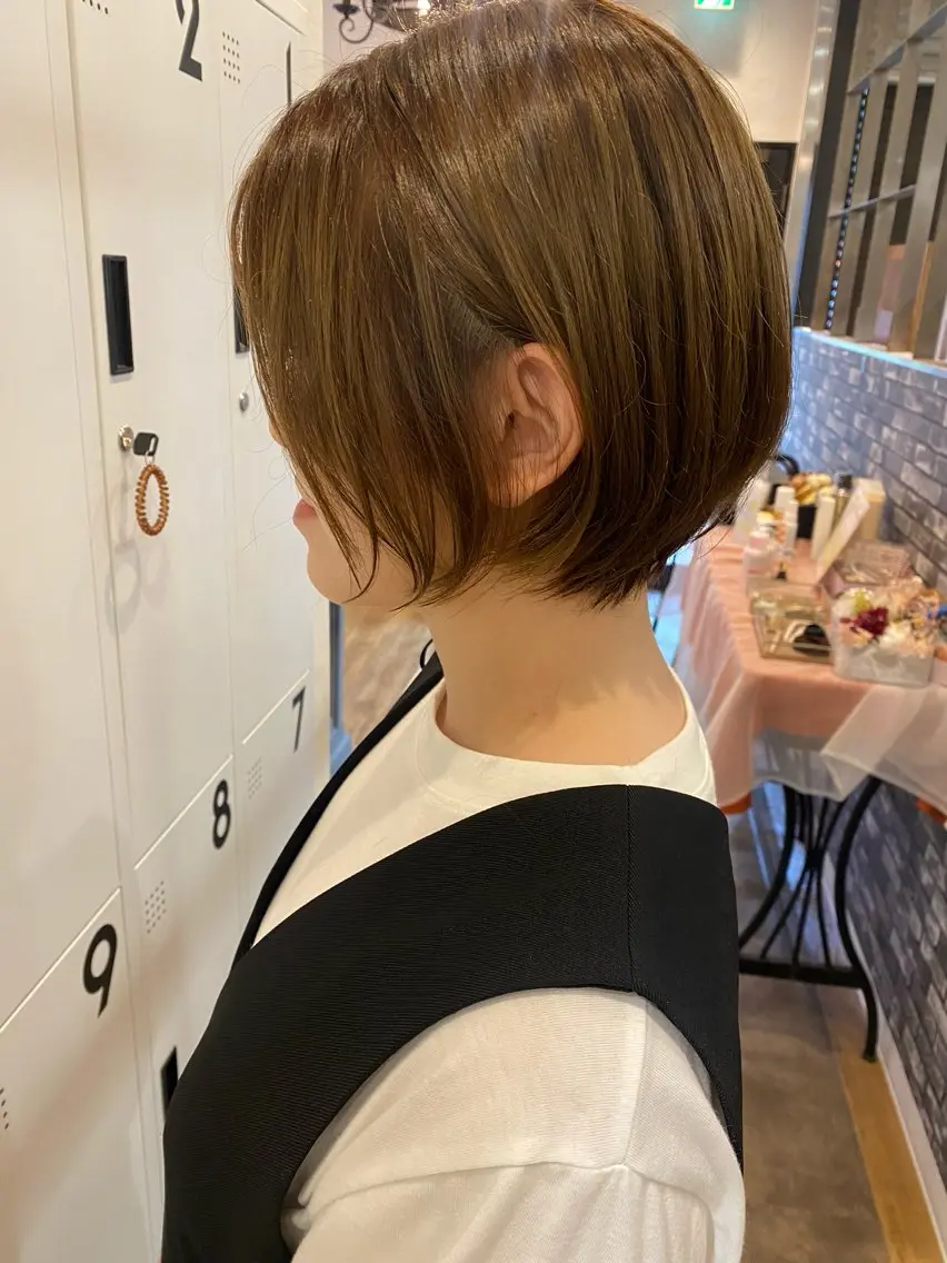 ショート カラー attra昭和町店. momoのヘアスタイル