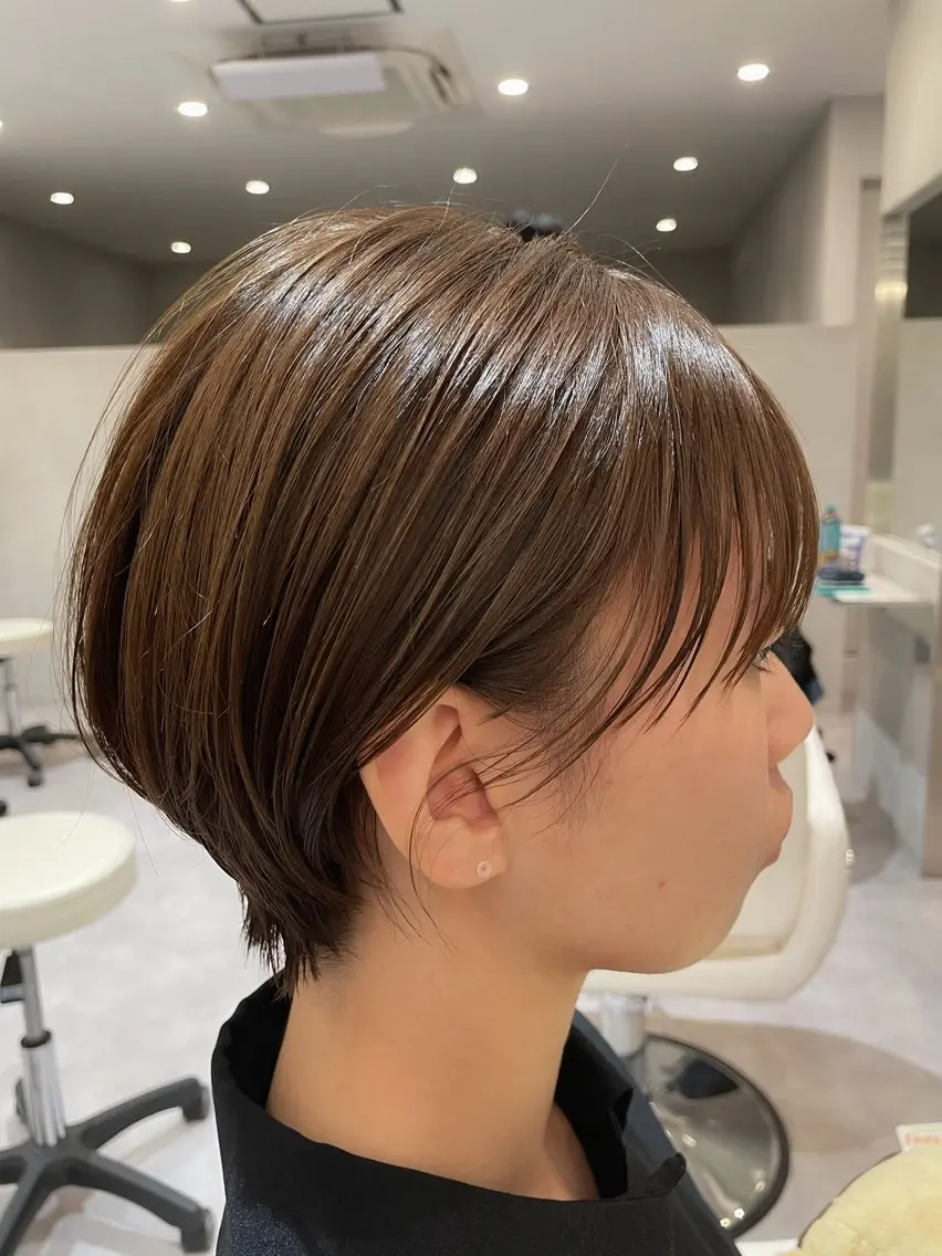 ショート カラー パーマ ショートカット/レイ ヤーヘア🍀坂本大樹のヘアスタイル