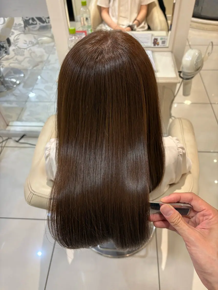 カラー ブラウンカラー 透明感カラー 髪質改善 カット ヘアカラー トリートメント 高橋 佑のヘアスタイル
