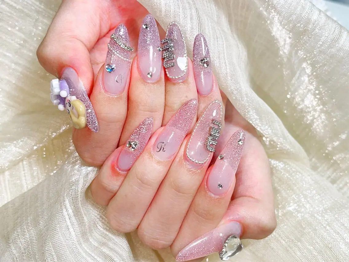 ネイル ハンドネイル 🎀ネイルサロン エクラYUI🎀のネイルデザイン