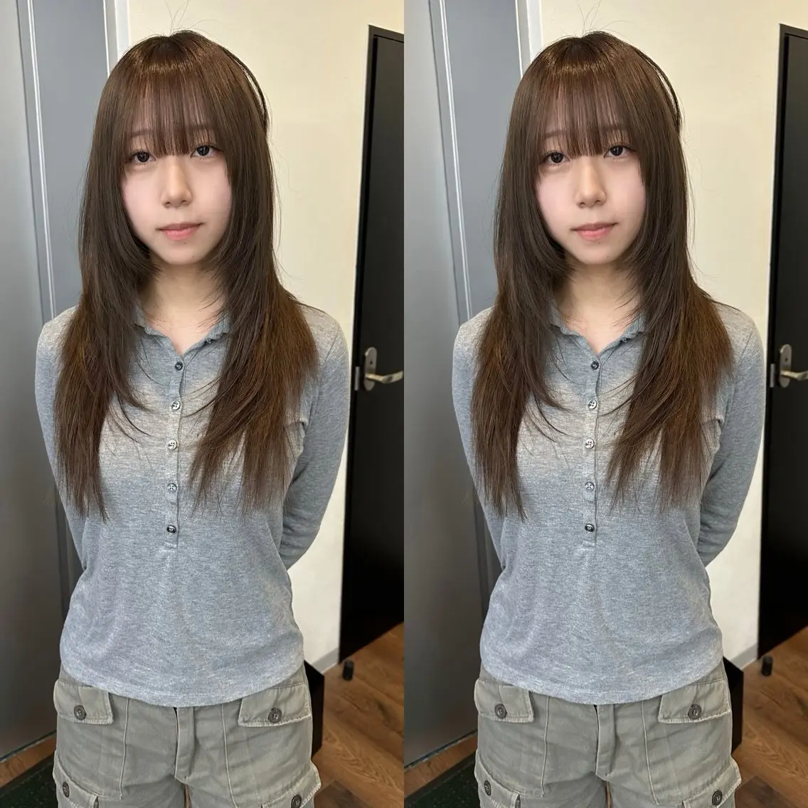 ロング カラー ベージュカラー ブリーチ 透明感カラー ダブルカラー ハイトーンカラー ヘアカラー slit kokoroのヘアスタイル
