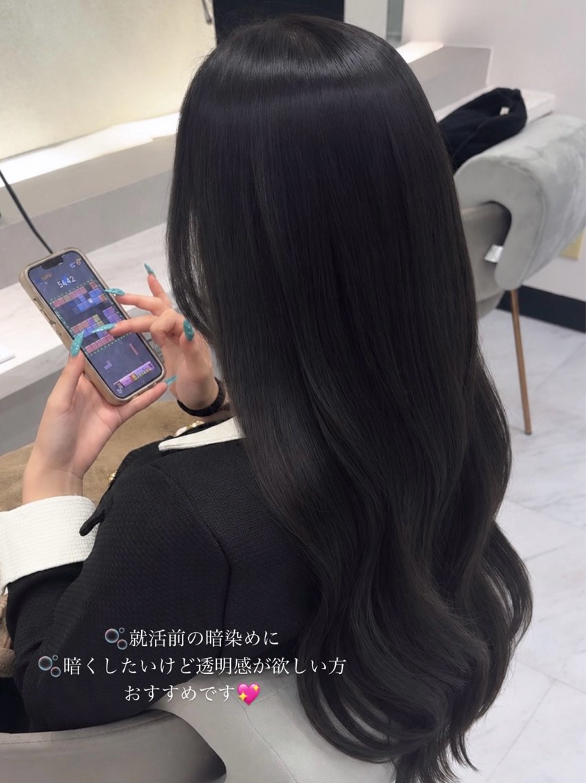 ロング カラー ヘアカラー トリートメント 透明感カラー/ 髪質改善/reikaのヘアスタイル