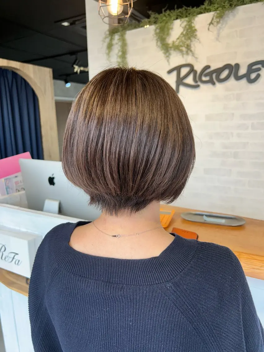 ショート カラー ハイライトカラー ハイライト ヘアカラー ショート/レイヤー 🎀細沼玲花のヘアスタイル