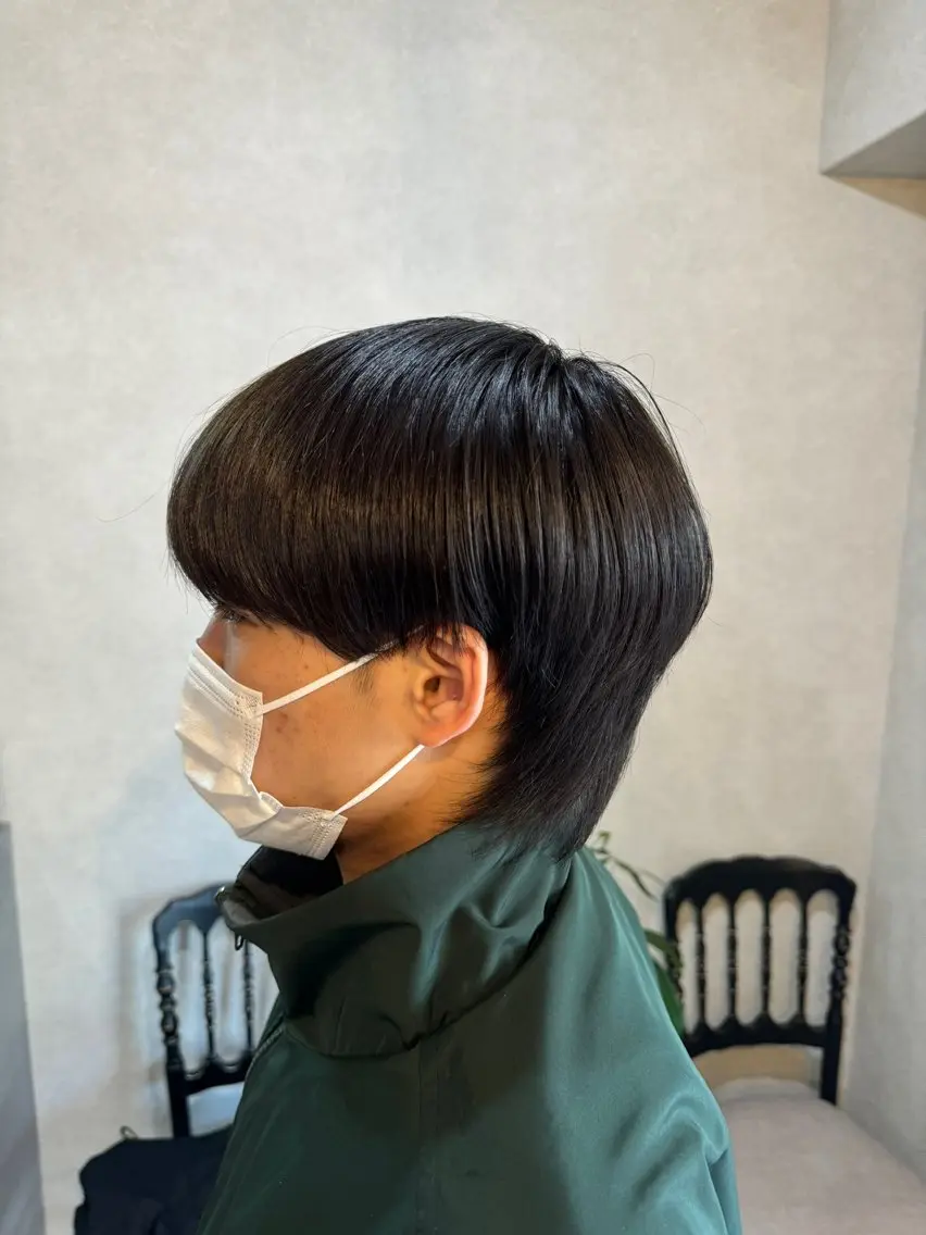 ショート メンズ マッシュウルフ マッシュ メンズウルフカット ウルフカット CHIRU hair salonのヘアスタイル