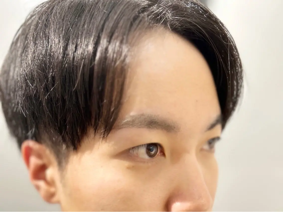 メンズ アイブロウ マッシュ メンズアイブロウ 眉毛ワックス脱毛 OKADA/メンズ /カット/眉/縮毛のヘアスタイル