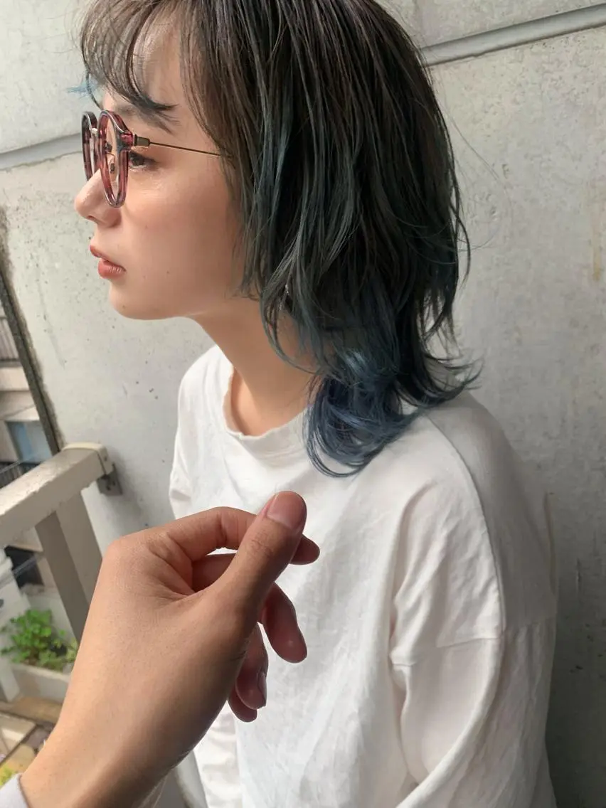 お試し⭐️グラデーションorインナーカラーorハイライト+トリートメントの写真