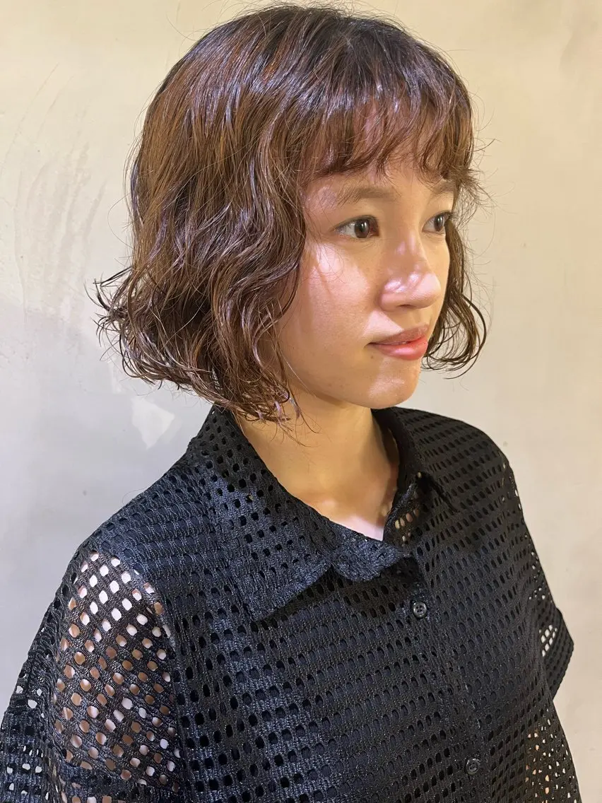 ショート カラー パーマ ヘアアレンジ カット パーマ トリートメント nishi fuyumiのその他イメージ