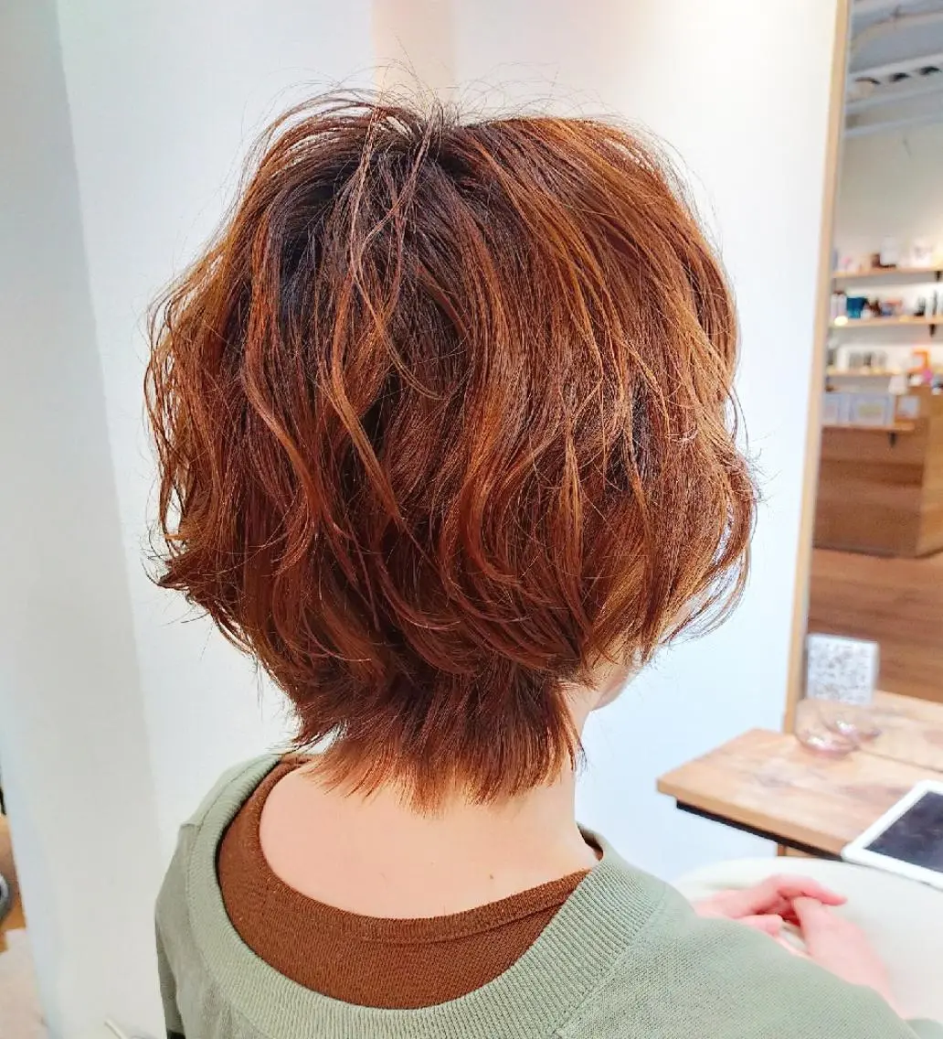 パーマ カット パーマ トリートメント 髪質改善/美髪矯正/ 京橋/satokoのヘアスタイル